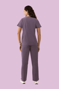 Women's Cargo Pants Dewberry - Vaayu Scrubs 