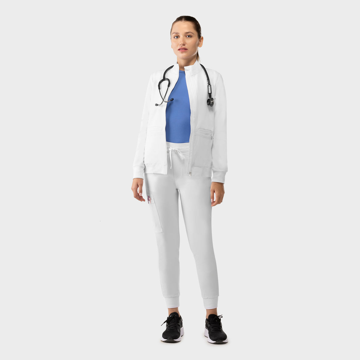 Scrub Jacket White