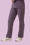Women's Cargo Pants Dewberry - Vaayu Scrubs 