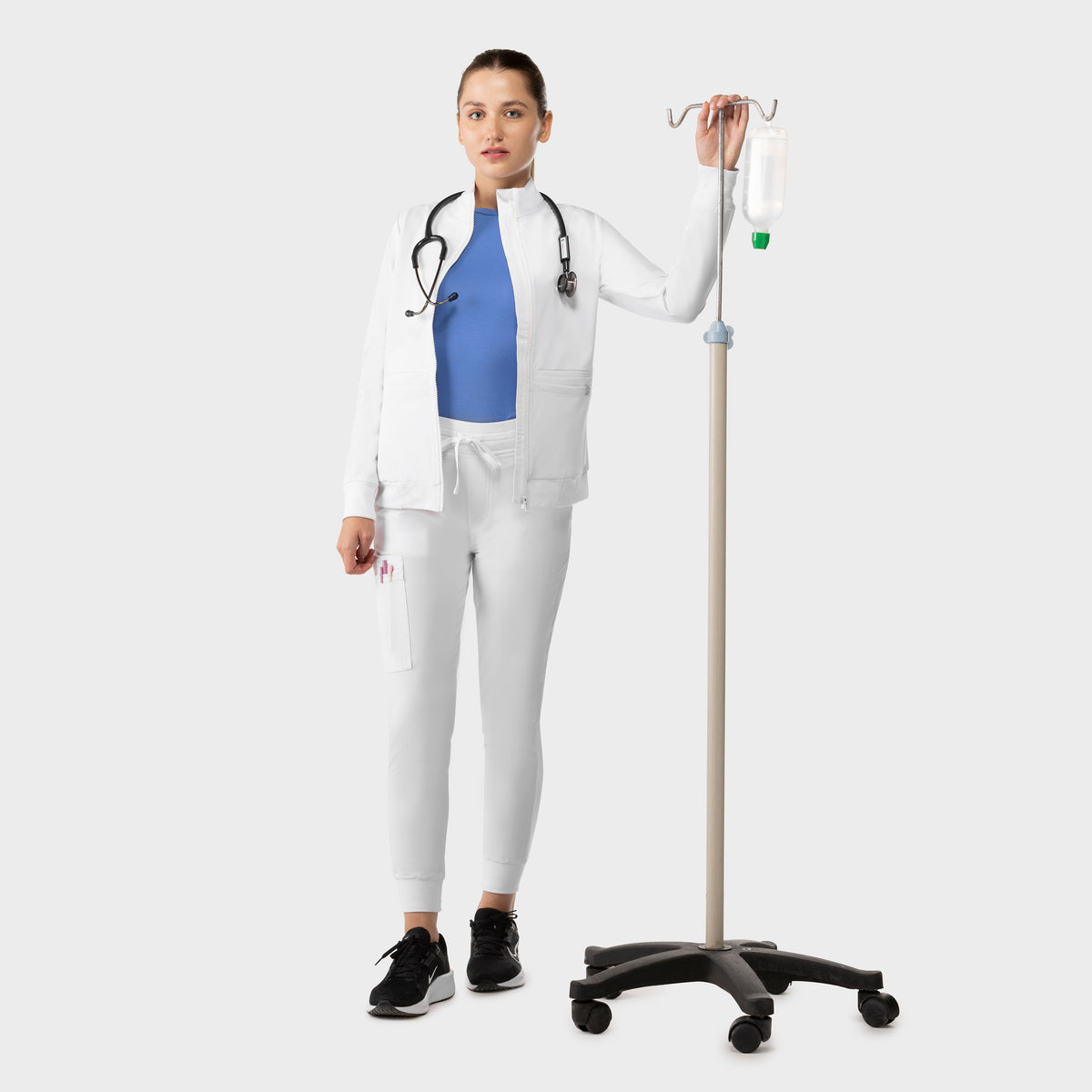 Scrub Jacket White