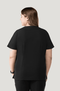 Prana Three Pocket Top Black - Vaayu Scrubs 