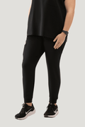 Women's High Waist Joggers Black - Vaayu Scrubs 