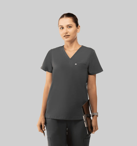 Aura One Pocket Top Pewter