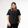 Halo Two Pocket Top Black
