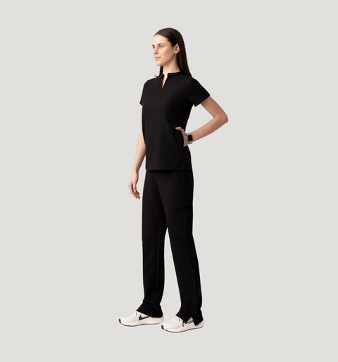 Halo Two Pocket Slim Top Black