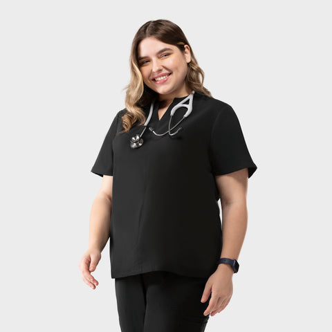 Halo Two Pocket Top Black
