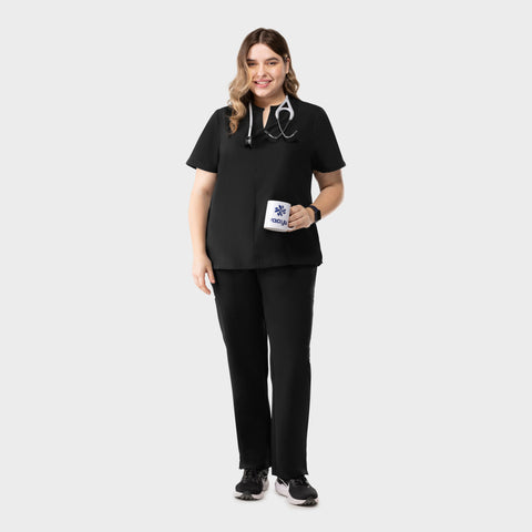 Halo Two Pocket Top Black