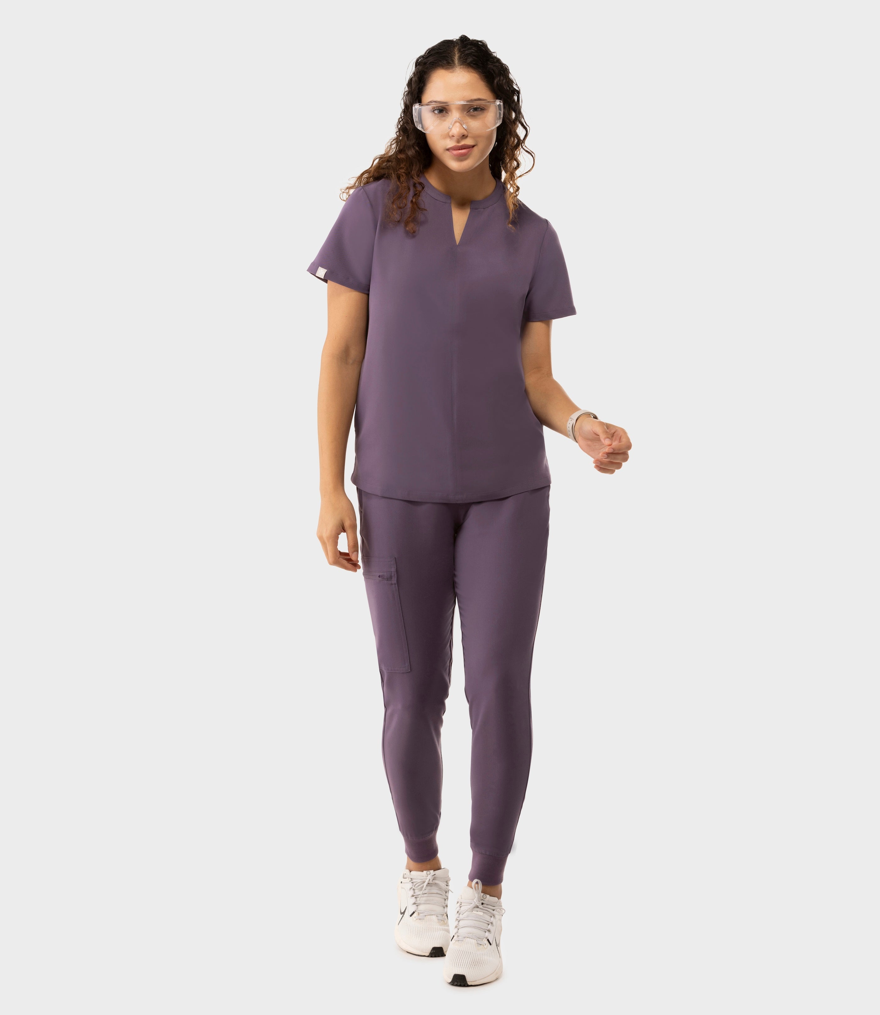 High Waist Joggers Dewberry