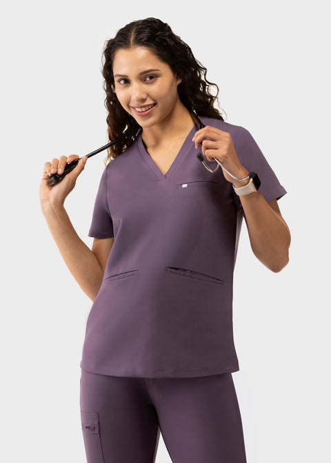 Prana Three Pocket Top Dewberry