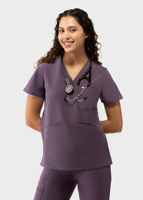 Prana Three Pocket Top Dewberry