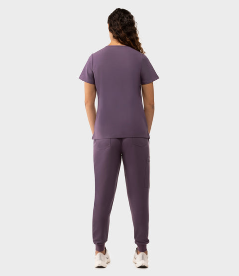 High Waist Joggers Dewberry