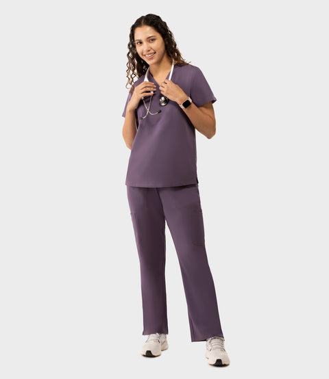 Aura One Pocket Top Dewberry