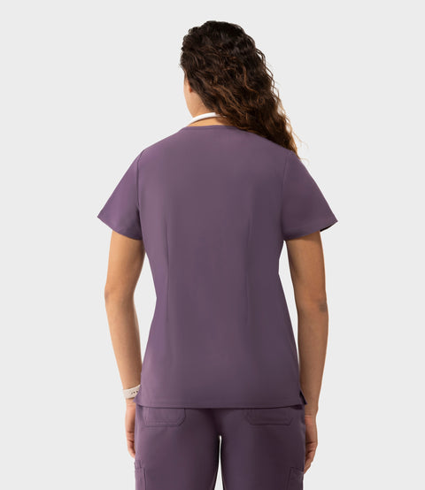 Aura One Pocket Top Dewberry