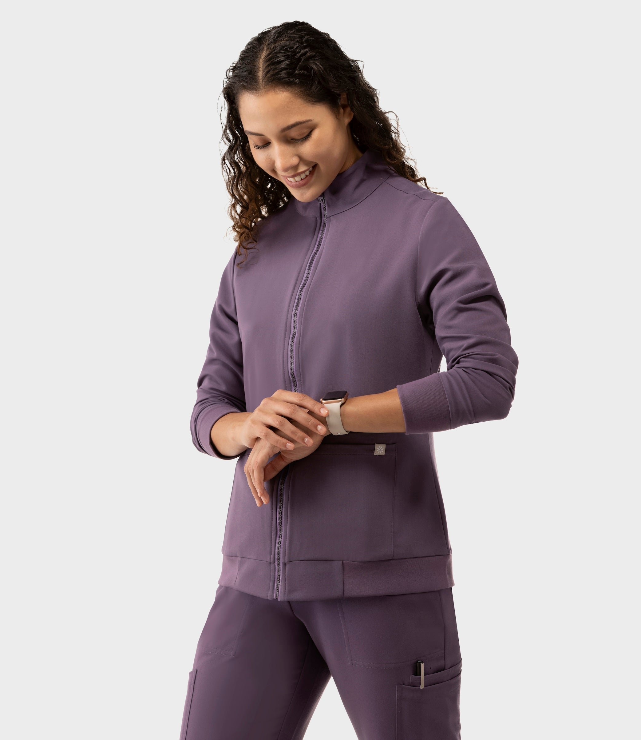 Scrub Jacket Dewberry