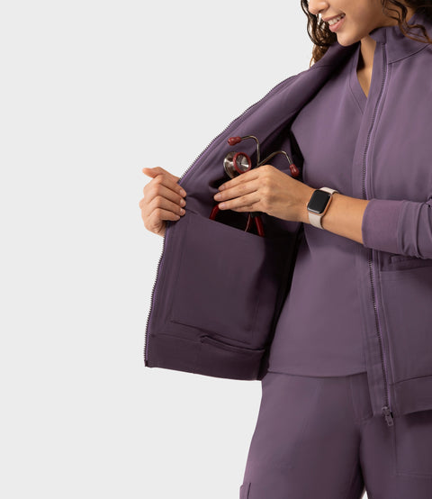 Scrub Jacket Dewberry