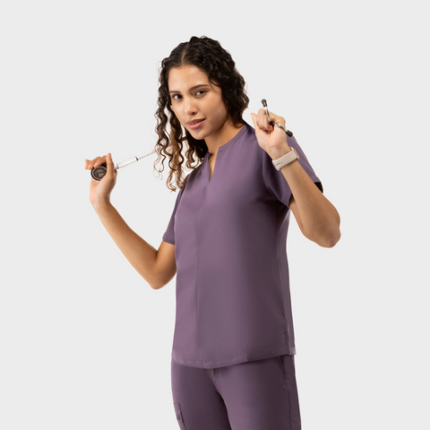 Halo Two Pocket Top Dewberry