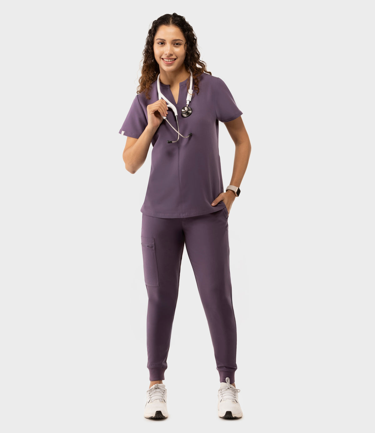 High Waist Joggers Dewberry
