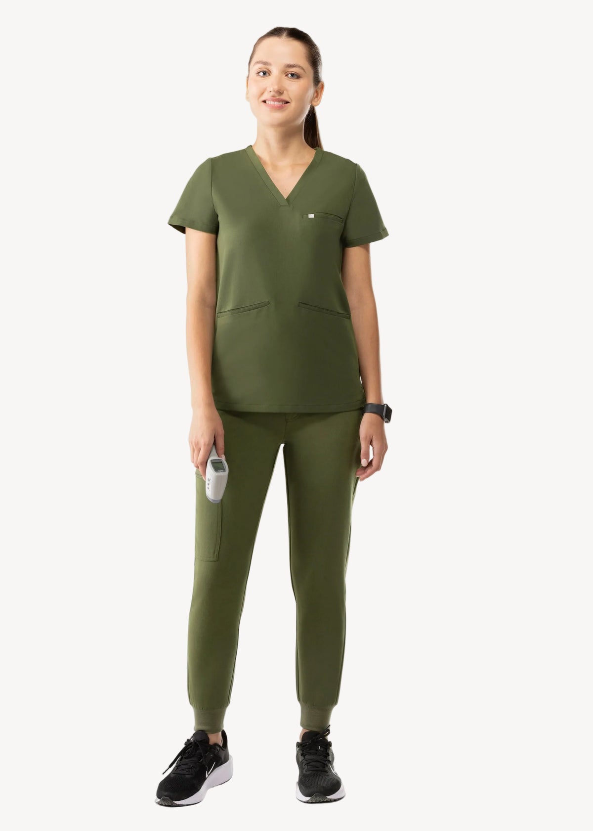 Prana Three Pocket Top Olive