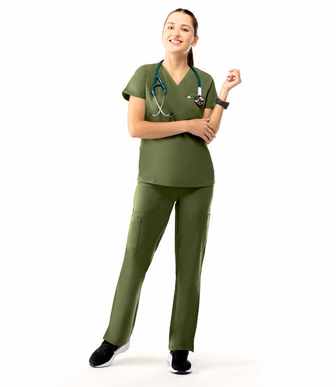 Aura One Pocket Top Olive