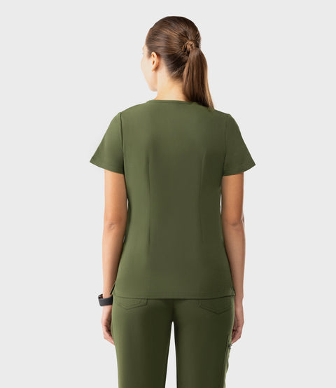 Prana Three Pocket Top Olive