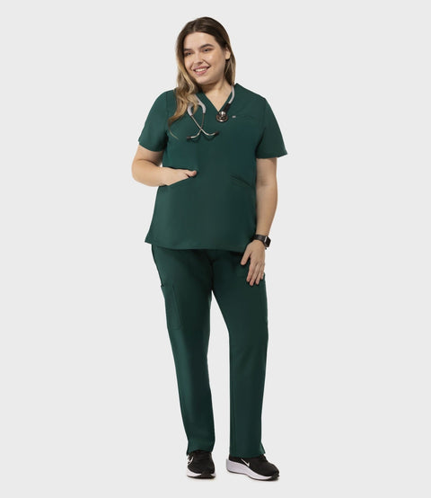 Prana Three Pocket Top Hunter Green
