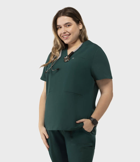 Prana Three Pocket Top Hunter Green