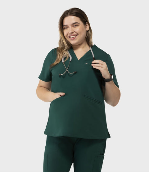 Prana Three Pocket Top Hunter Green