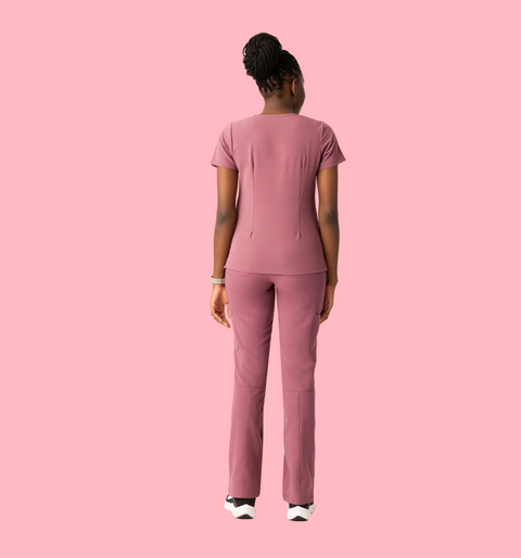 Aura One Pocket Top Mauve