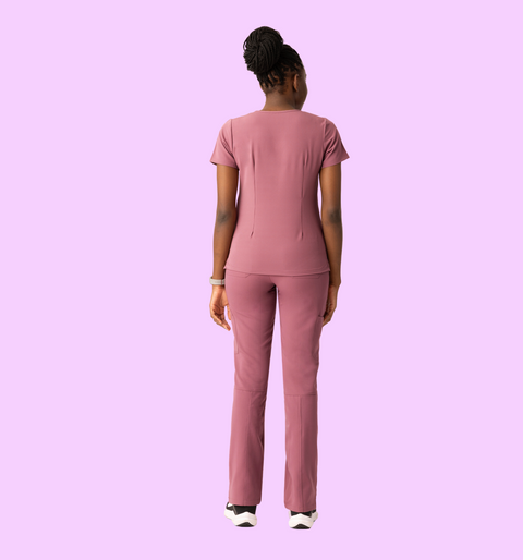 Aura One Pocket Top Mauve