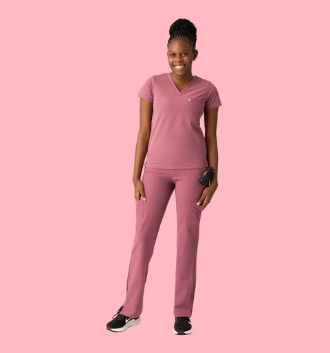 Aura One Pocket Top Mauve