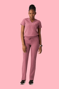 Aura One Pocket Top Mauve - Vaayu Scrubs 