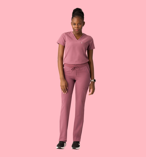 Aura One Pocket Top Mauve