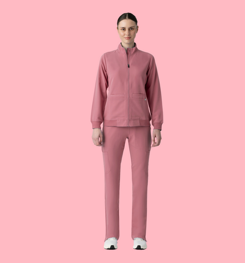 Women's Scrub Jacket Mauve
