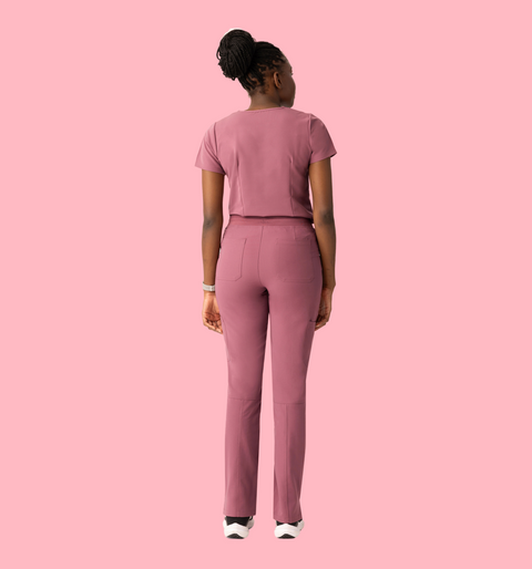 Aura One Pocket Top Mauve