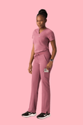 Aura One Pocket Top Mauve - Vaayu Scrubs 