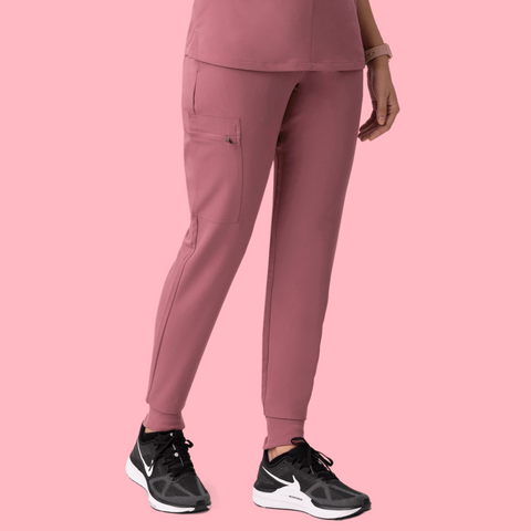 Women's High Waist Joggers Mauve