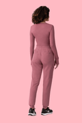 Women's High Waist Joggers Mauve - Vaayu Scrubs 