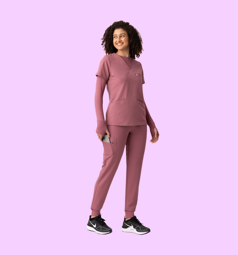 Prana Three Pocket Top Mauve