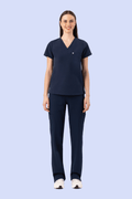 Aura One Pocket Top Navy - Vaayu Scrubs 