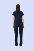 Prana Three Pocket Top Navy - Vaayu Scrubs 