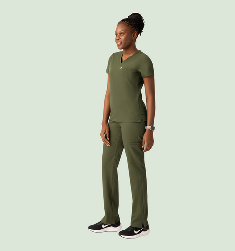 Aura One Pocket Top Olive