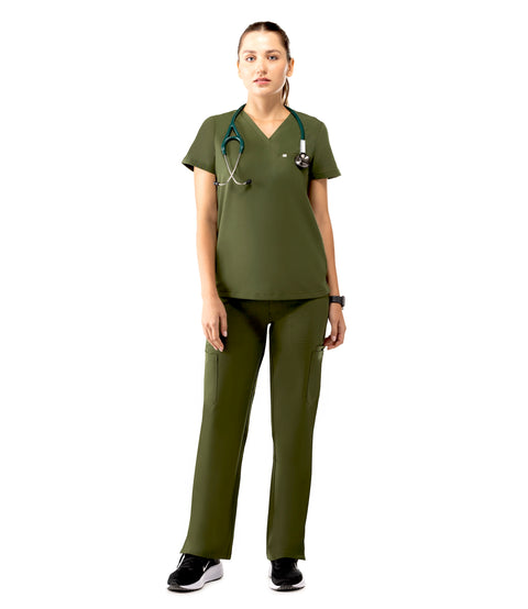 Aura One Pocket Top Olive