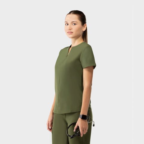 Halo Two Pocket Top Olive