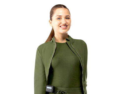 Women's Scrub Jacket Olive