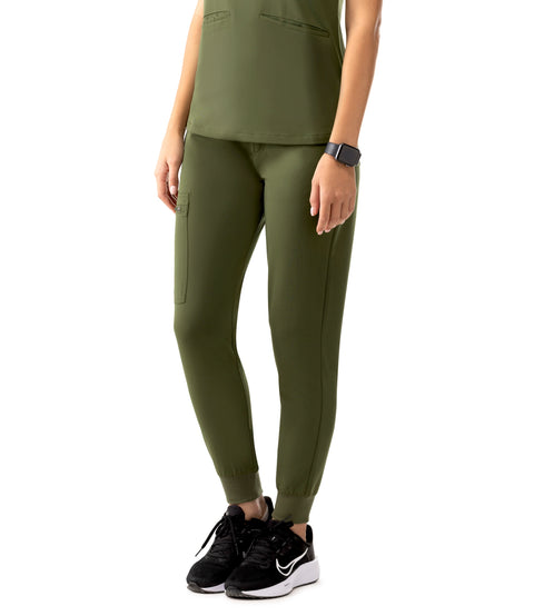 High Waist Joggers Olive