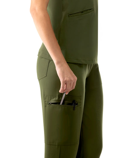 High Waist Joggers Olive