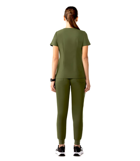 High Waist Joggers Olive
