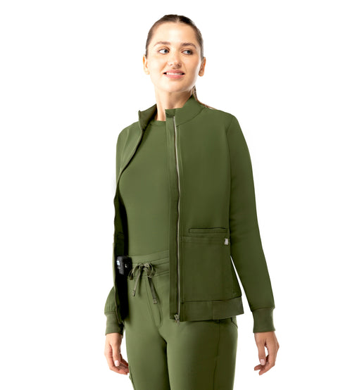 Women's Scrub Jacket Olive
