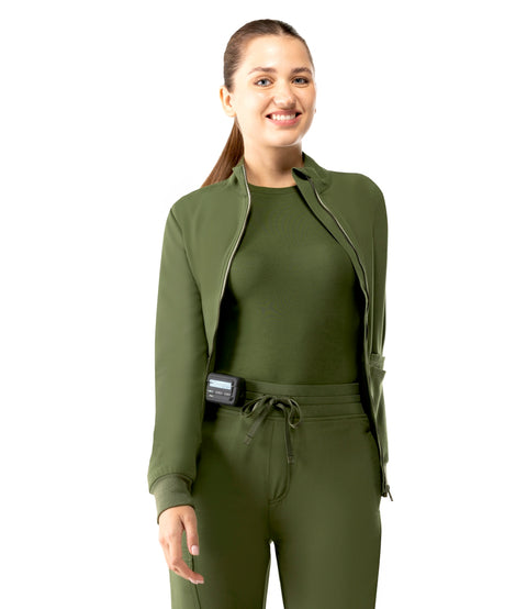 Women's Scrub Jacket Olive