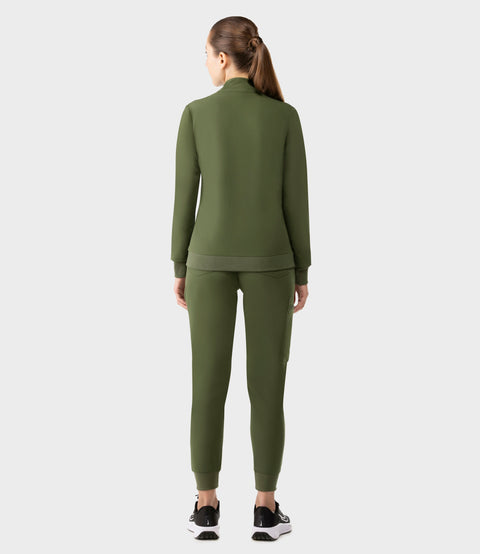 Women's Scrub Jacket Olive